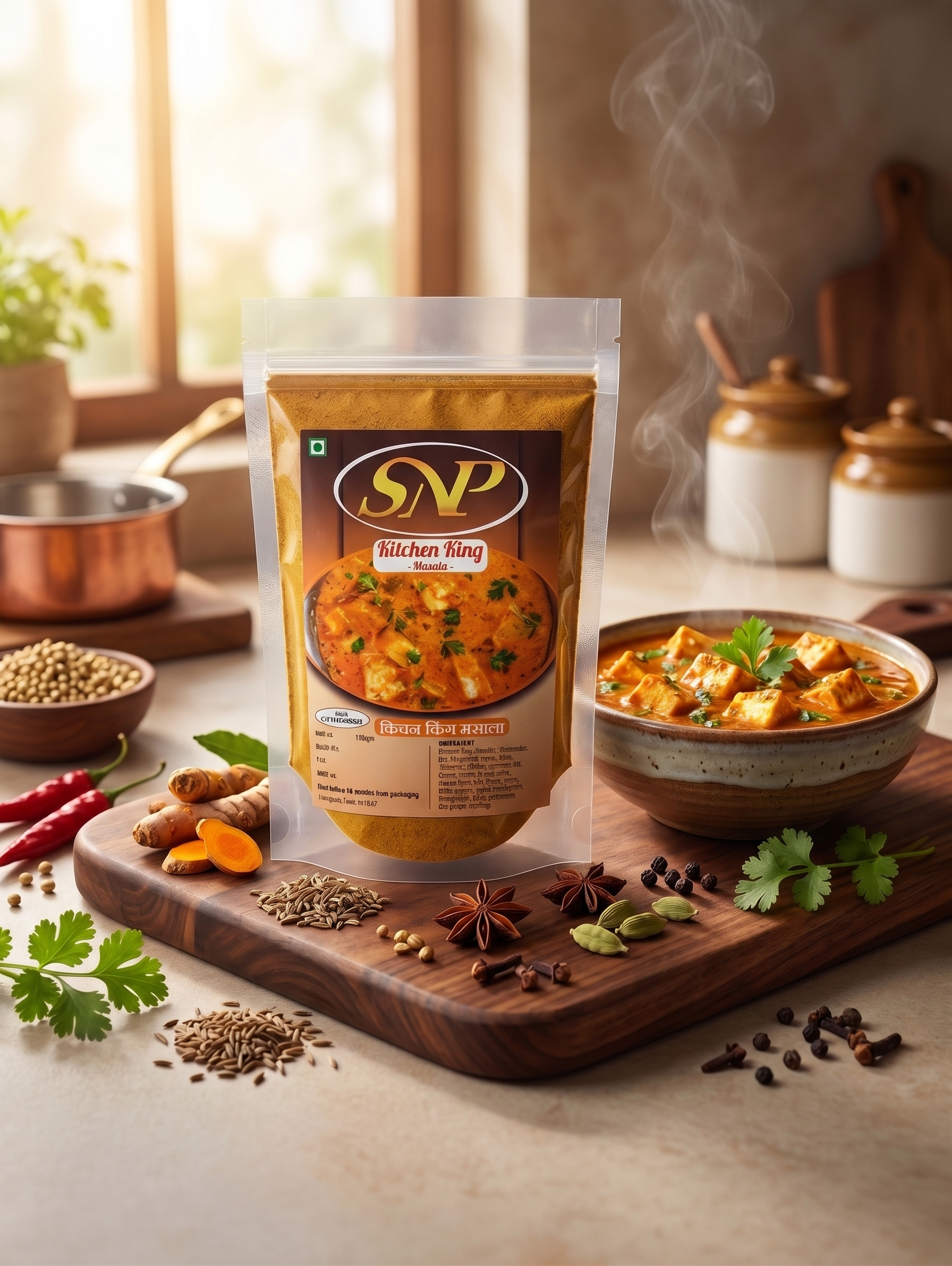 kitchen King Masala Creative SNP SEEYHA Kitchen King Masala – Premium All-in-One Spice Blend for Authentic Indian Curries - Image 1